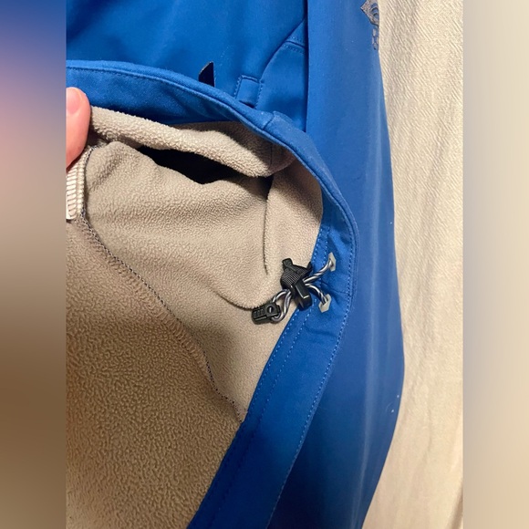 Mountain Hardwear Hooded Men's Performance Jacket in Vibrant Blue; Size Large - Picture 5 of 9